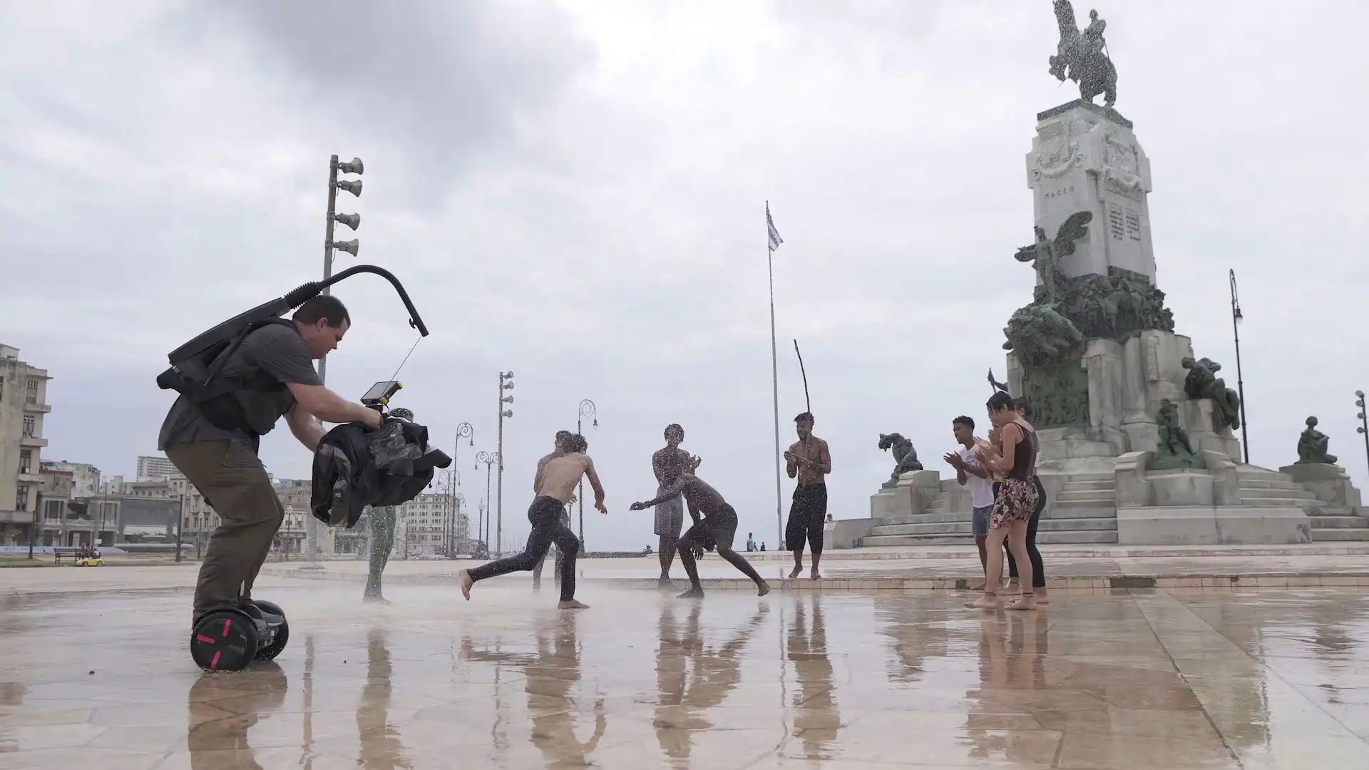 Shoot Cuba, Like a Pro. Cuba Fixer. Dustin Farrell Shoots at Parque Maceo in Havana for CUBA IMAX