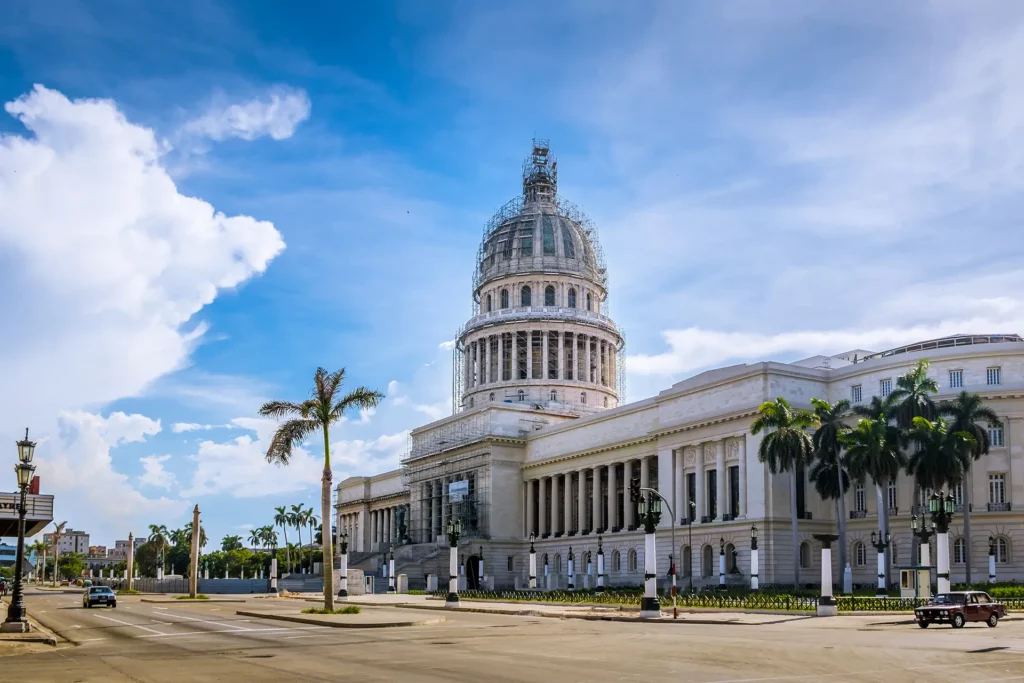 El Capitolio de La Habana. FIlm in Cuba